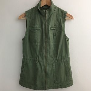 Long Utility Vest Jacket